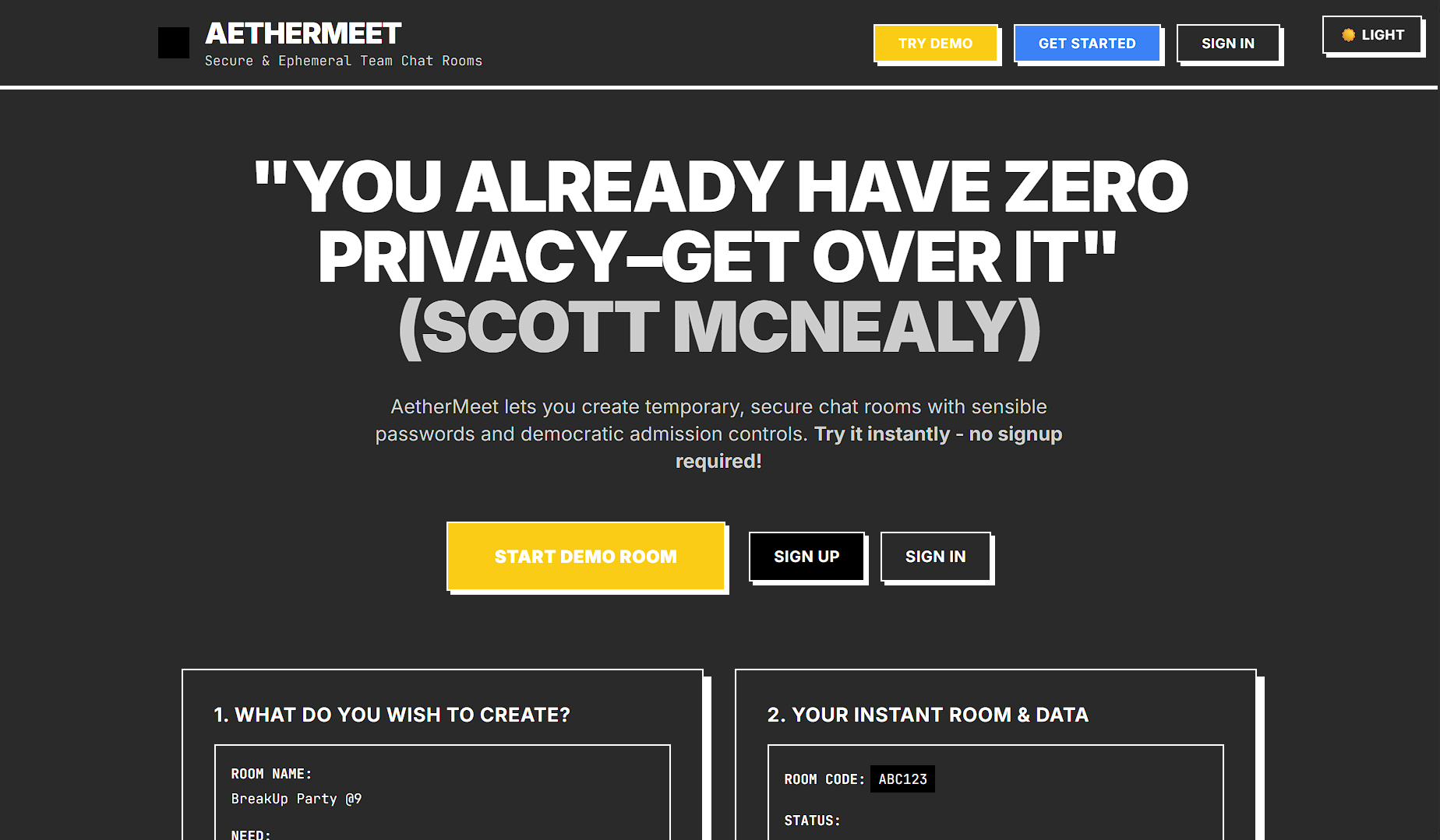 AetherMeet - Secure Video Conferencing Platform